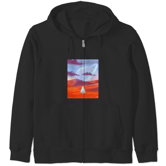 Discover A quiet place Zip Hoodies
