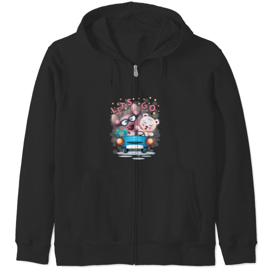 Discover Walk with friends - Let_s Go (1) Zip Hoodies