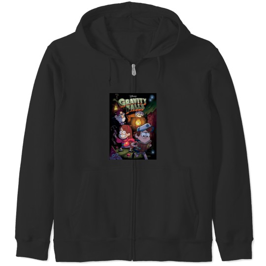Discover Cover Movie Cartoon Gravity FalActive Zip Hoodies