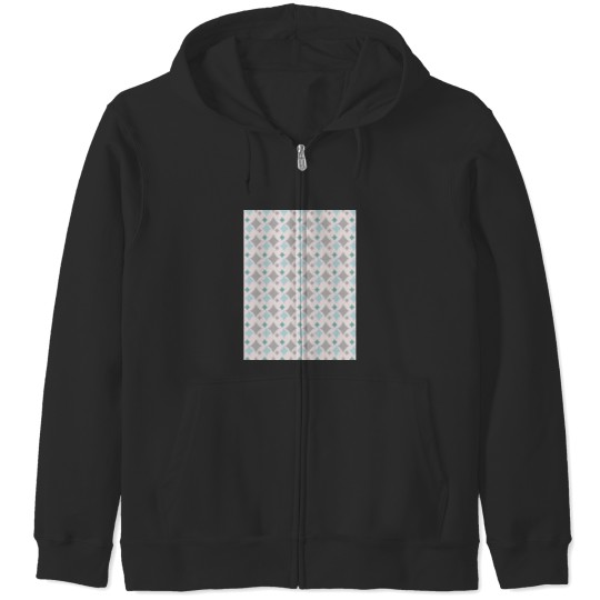 Discover Colorful Diamond Shapes Modern Maximalist Pattern Gray Taupe Graphic Zip Hoodies