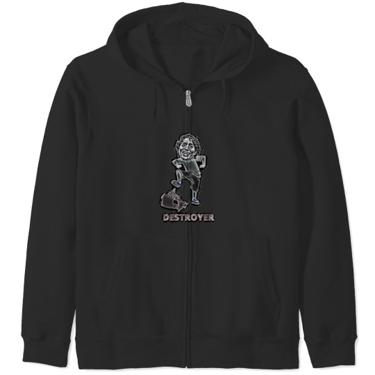 Discover Justin Trudeau Destroyer Zip Hoodies