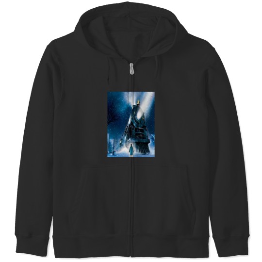 Discover A train to the North Pole Zip Hoodies