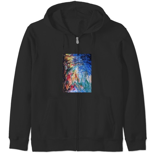 Discover Stormy Mosaic (with margin) Zip Hoodies
