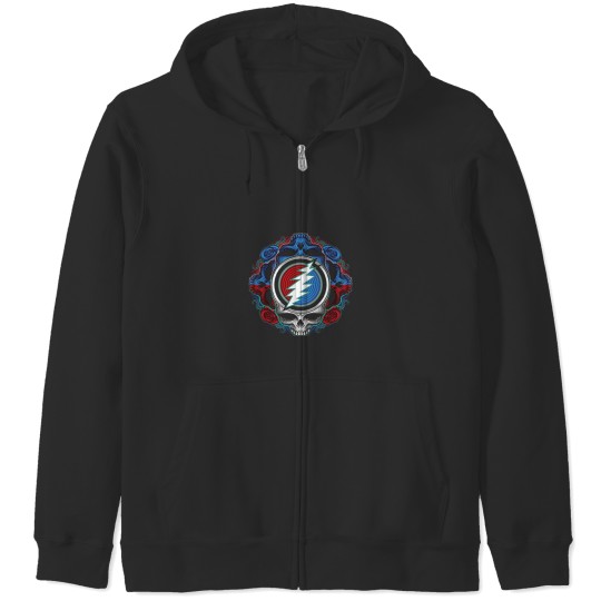 Discover grateful rose dead Zip Hoodies
