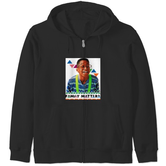 Discover Black Tv Shows family matters martin style Zip Hoodies