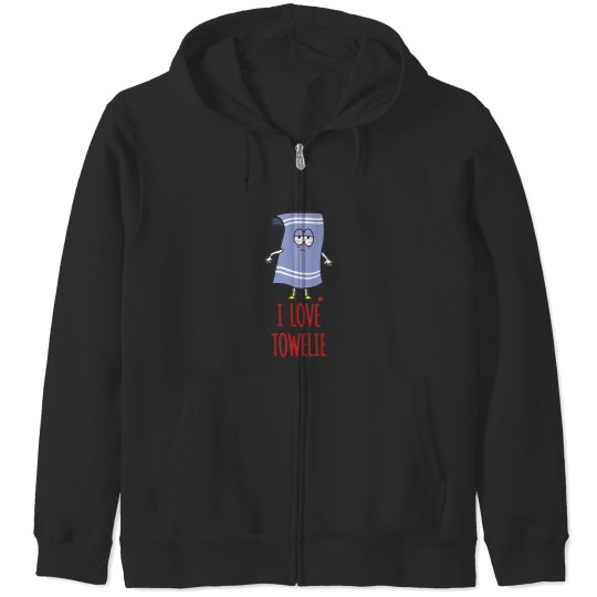 Discover I love Towelie Zip Hoodies