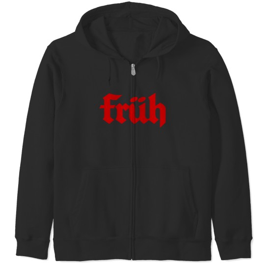 Discover Cölner Hofbräu Früh Wordmark logo Zip Hoodies