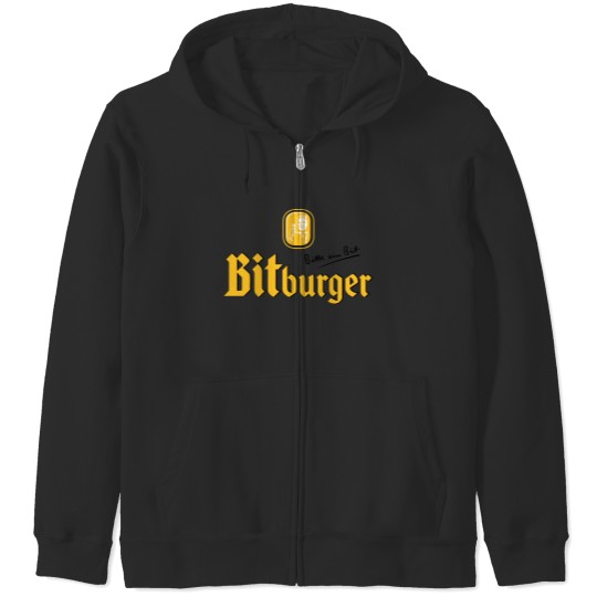 Discover THE BITBURGER BIME EIN BIT YELLOW Zip Hoodies