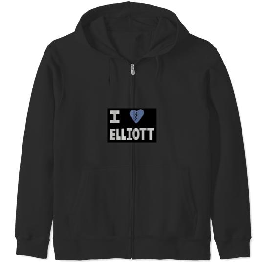 Discover Elliott Smith Tribute - I BrokenHeart Elliott Zip Hoodies