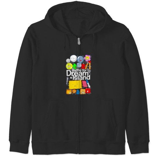 Discover Battle for Dream Island Zip Hoodies