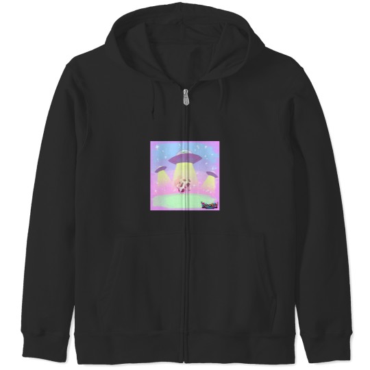 Discover Oc lacto abduction Active Zip Hoodies