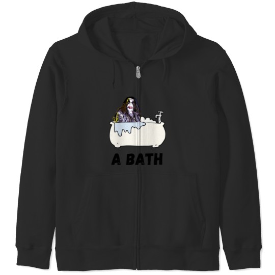 Discover A Bath - Abbath Black Metal meme Sticker Zip Hoodies