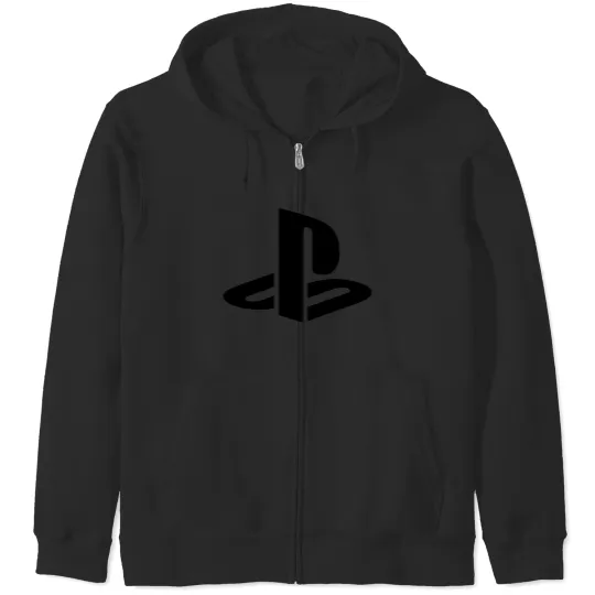 Discover Playstation Logo Zip Hoodies