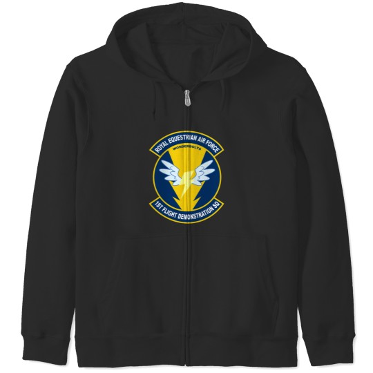 Discover Wonderbolt Squadron Shirt (Large Patch) Zip Hoodies