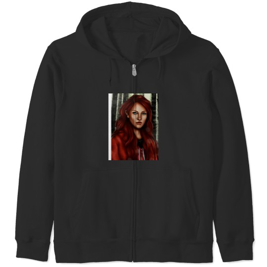 Discover Scarlet Benoit Baseball ¾ Sleeve Zip Hoodies