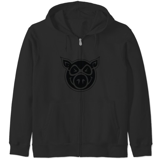 Discover pig wheels Zip Hoodies