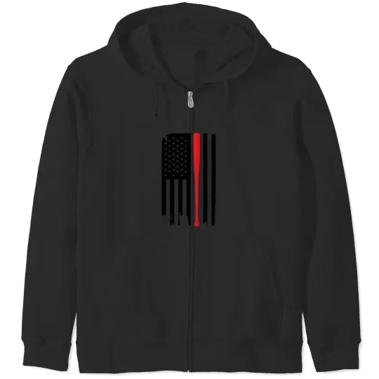 Discover With American Flag Zip Hoodies