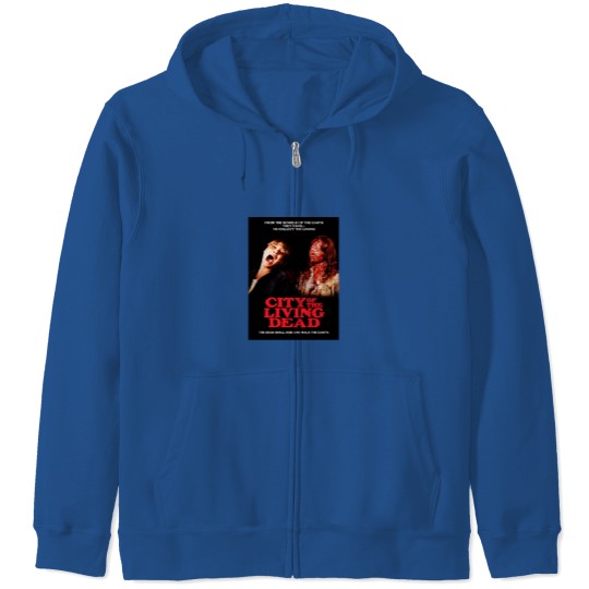 Discover The dead shall rise and walk the earth cover  Classic Zip Hoodies
