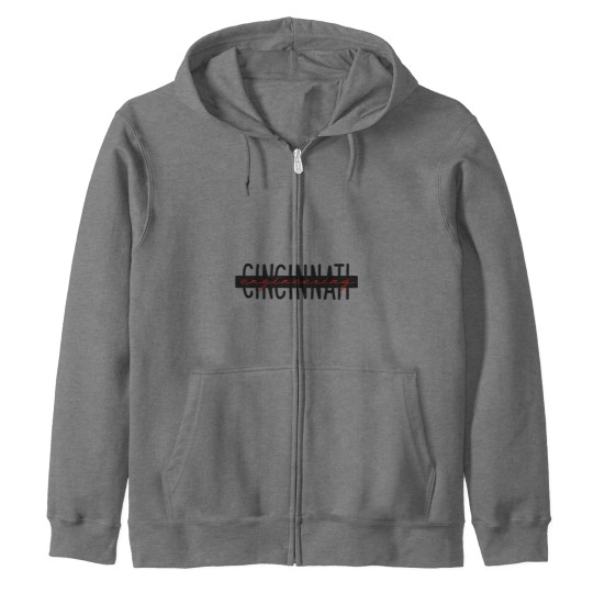 Discover Cincinnati Engineering Zip Hoodies