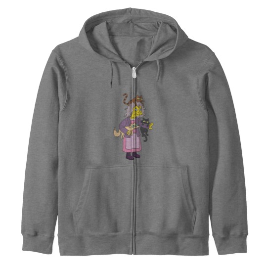 Discover Eleanor Abernathy (Le chat est fou) classique Zip Hoodies
