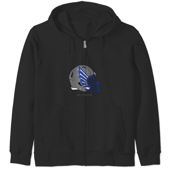 Discover XFL Battlehawks Zip Hoodies