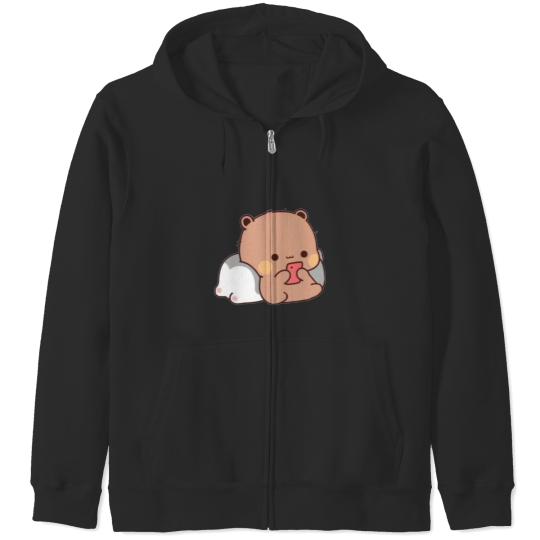 Discover Dudu Always Misses Bubu And Send Messages For Bubu Zip Hoodies