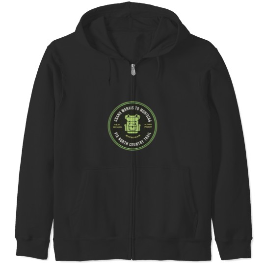 Discover Grand Marais to Munising Via North Country Trail- Pictured Rocks National Lakeshore, Michigan Hiking (1) Zip Hoodies