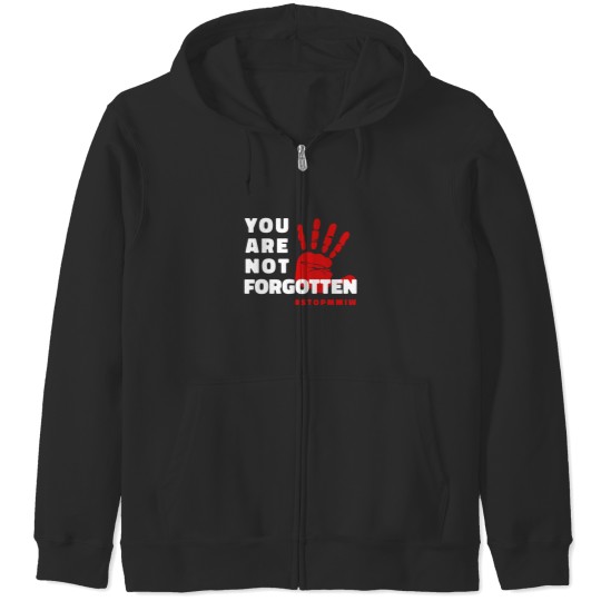 Discover MMIW Image for Missing Murdered Indigenous Women Awareness Zip Hoodies