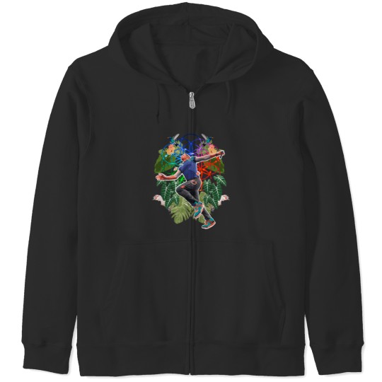Discover Betrunken _amp_amp_ Hoch Zip Hoodies
