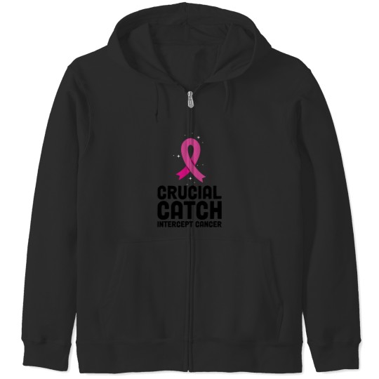 Discover crucial catch intercept cancer  (11) Zip Hoodies