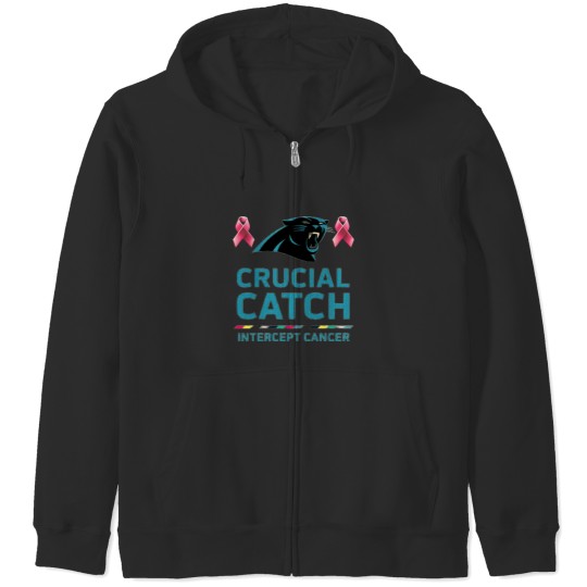 Discover Crucial Catch Intercept Cancer (2) Zip Hoodies