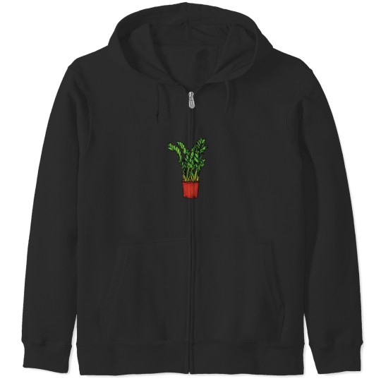 Discover ZZ Gem Zanibar Gem Plant Zip Hoodies
