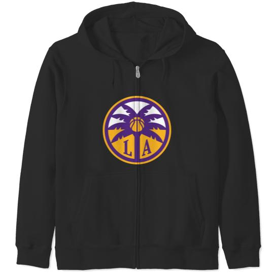 Discover the los angeles basket ball team logo Zip Hoodies