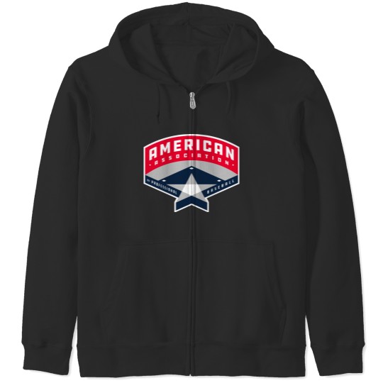 Discover THE AMERICAN ASSICIATION OF PROFESSIONAL BASEBALL LOGO Zip Hoodies