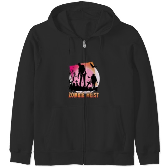 Discover Zombie Heist 4 Zip Hoodies