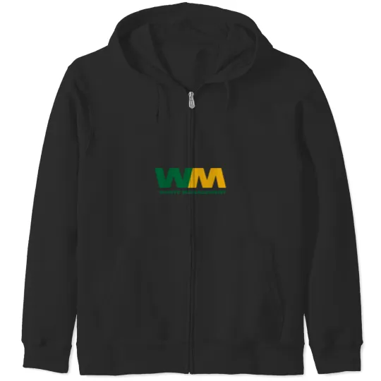 Discover WASTE MANAGEMENT LOGO Zip Hoodies