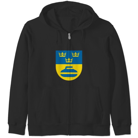Discover Sweden Curling Zip Hoodies