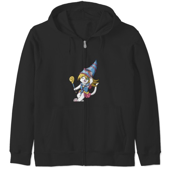 Discover cosplay cat Dark magician girl Zip Hoodies