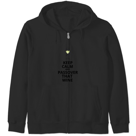 Discover keep calm and passover that (12) Zip Hoodies