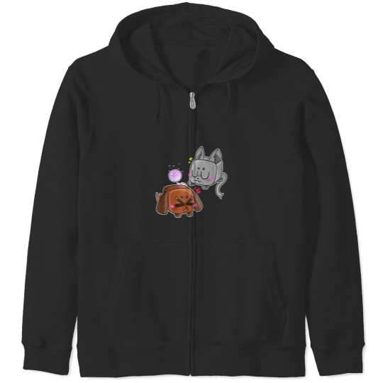 Discover Bubble Gum Zip Hoodies