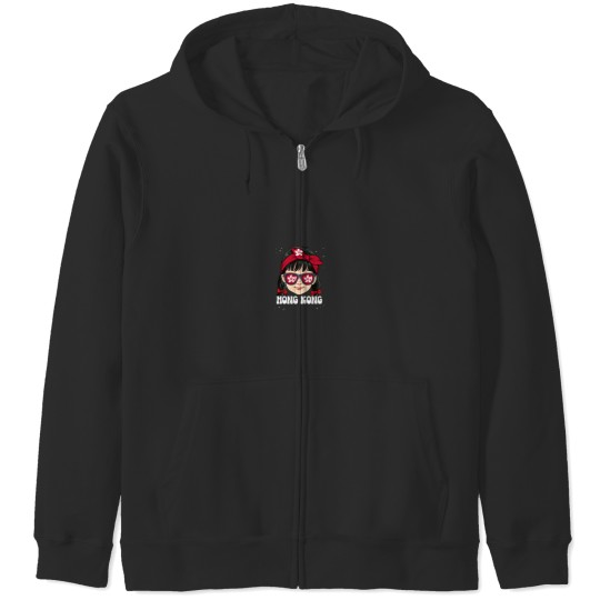 Discover Hong Kong Girl Hong Kong Zip Hoodies