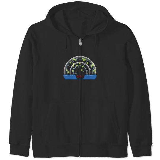 Discover Aliens Motion Sensor Zip Hoodies