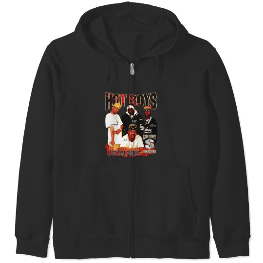 Discover Vintage Rap Hip Hop Band Zip Hoodie
