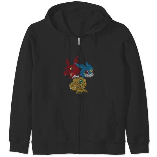 Discover DIGIMON LEADER - Digimon - Zip Hoodies