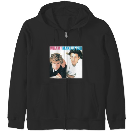Discover Wham Make It Big White Zip Hoodies