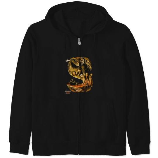 Discover Scream VI Movie Poster Zip Hoodie - Ghostface Fan Apparel