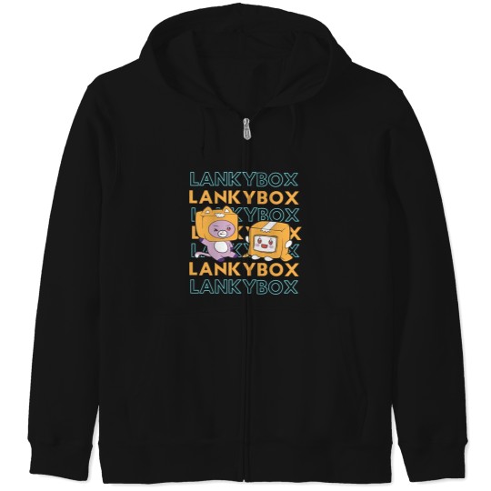Discover Kids Lanky Box Boys Girls Short Sleeve Zip Hoodies