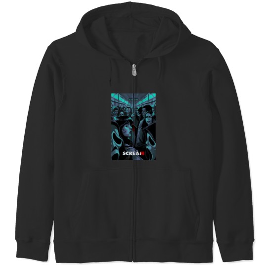 Discover 2023 Scream VI Movie Poster Zip Hoodies, Scream 6 Movie Zip Hoodies