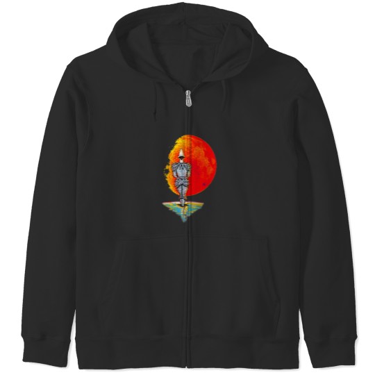 Discover Ziggy Pierrot tribute - Bowie Art - Zip Hoodies