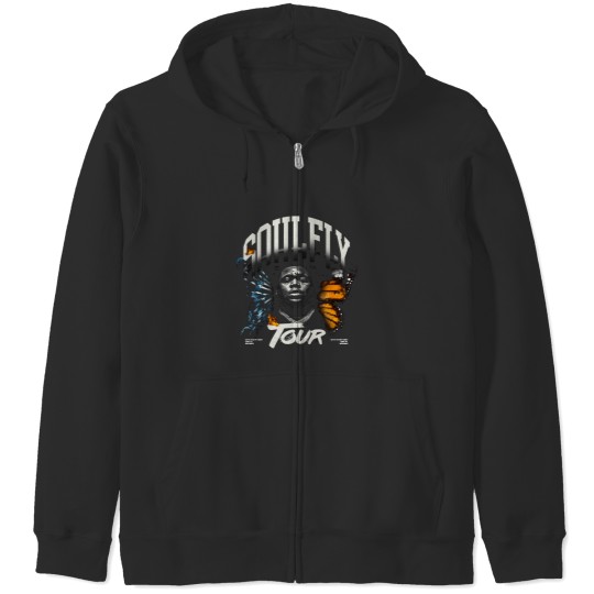 Discover Rod Wave Merch Rod Wave Soulfly Zip Hoodies